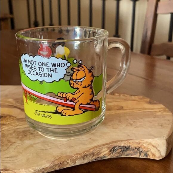 1978 Garfield - McDonald’s Glass Mug - Picture 1 of 7